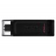 Pendrive Kingston 256GB DataTraveler 70 DT70/256GB USB 3.2 - Negro