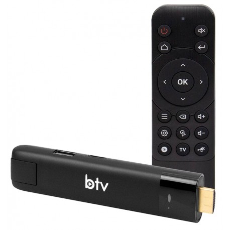 Receptor BTV Stick ES15 4K /WiFi /5G /8GB /1GB RAM - Negro