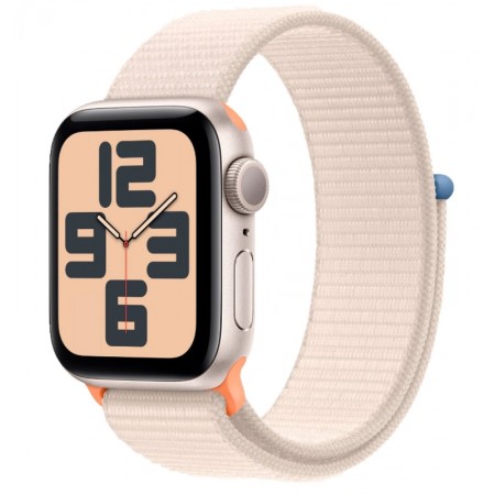 Apple Watch SE 2 MR9W3LL/A Caixa Alumínio 40mm Estelar - Loop Esportiva Estelar