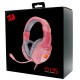 Headset Gamer Redragon Hylas H260P-RGB / Drivers 50mm / P2 / USB / Adaptador 3.5mm - Rosad