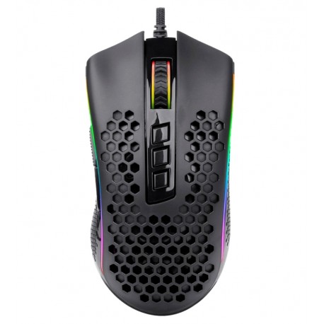 Mouse Gamer Redragon Storm M808 RGB 12400 DPI USB - Negro