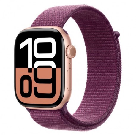 Apple Watch Series 10 MWWV3LW/A Caixa Alumínio 46mm Rose Gold Al Plum S/L GPS