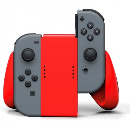 Joy Con Comfort Grip PowerA para Nintendo Switch - Rojo (PWA-A-1617)