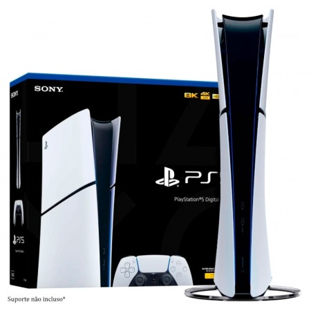 Console Sony Playstation 5 Slim CFI-2016B Edição Digital 1TB - Branco (Europeu)