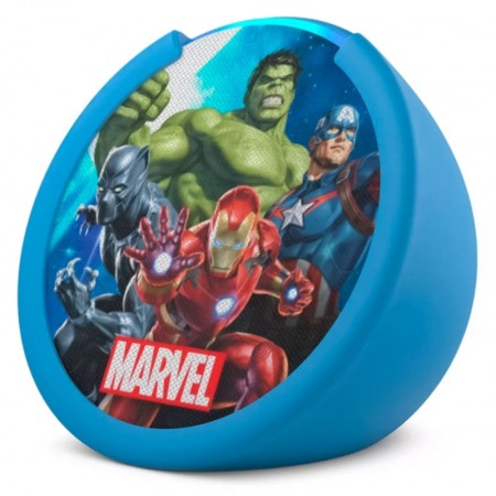 Amazon Echo Pop Kids Marvel's Avengers Alexa 1ª Generacion 2023 - Azul
