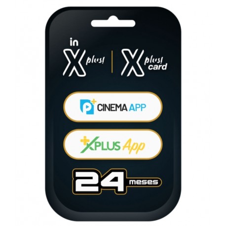 Tarjeta de Ativacion in Xplus Card IPTV Xplus App + Cinema App - 24 meses