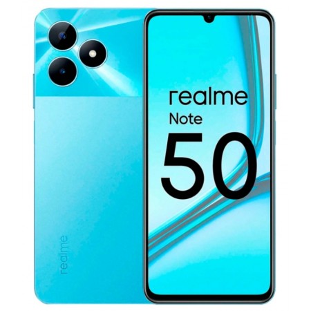 Celular Realme Note 50 RMX3834 256GB /4GB RAM /Dual SIM /Tela 6.74 /Cam13MP- Azul(Anatel)