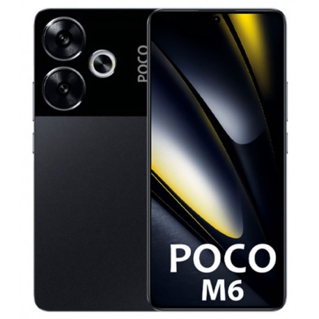 Celular Xiaomi Poco M6 4G 128GB /6GB RAM /Dual SIM /Tela 6.79/Cam 108MP - Preto (Global)