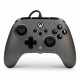 Controle PowerA Enhanced Wired Brushd Gun Metal para Xbox One - PWA-A-02741