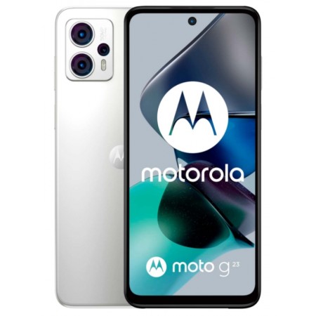 Celular Motorola Moto G23 XT-2333-1 128GB /4GB RAM /Dual SIM /6.5 /Cam 50MP - Pearl White