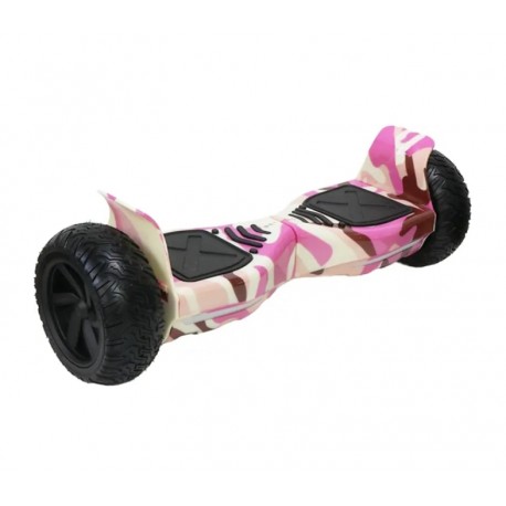 Scooter Eléctrico Star Hoverboard 8.5" Off Road Con Bolsa - Rosado Camuflado