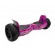 Scooter Eléctrico Star Hoverboard 8.5" Off Road Con Bolsa - Lila Galaxia