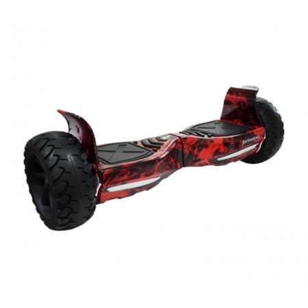 Scooter Elétrico Star Hoverboard 8.5" Off Road Com Bolsa - Vermelho Camuflado