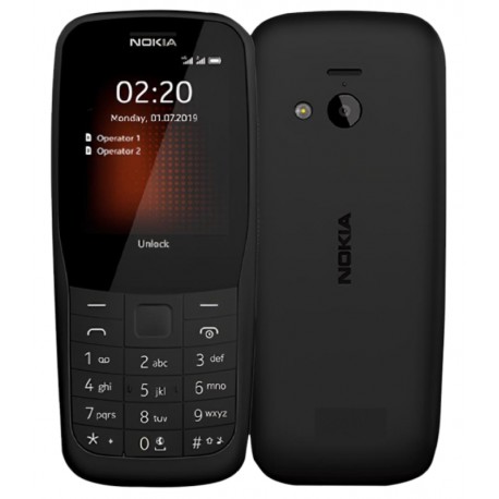 Celular Nokia 220 TA-1155 Tela 2.4¨ Dual SIM - Black