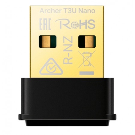 Adaptador Nano TP-Link Archer T3U AC1300 1300 Mbps USB - Preto