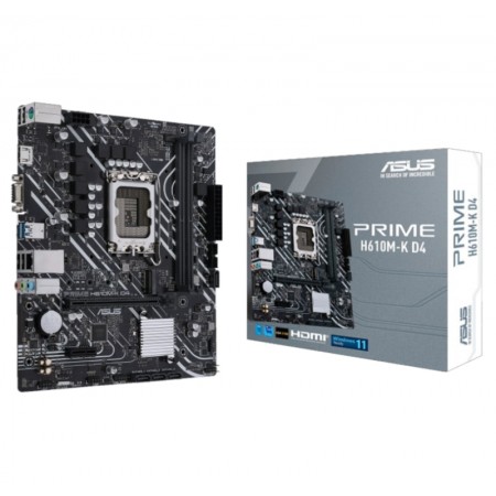 Placa Mãe Asus Prime H610M-K D4 Socket LGA 1700 Chipset Intel H610 DDR4 Micro ATX