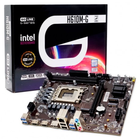 Placa Madre Goline H610M-G Socket LGA 1700 Chipset Intel DDR4 Micro ATX- (1 Año Garantia)