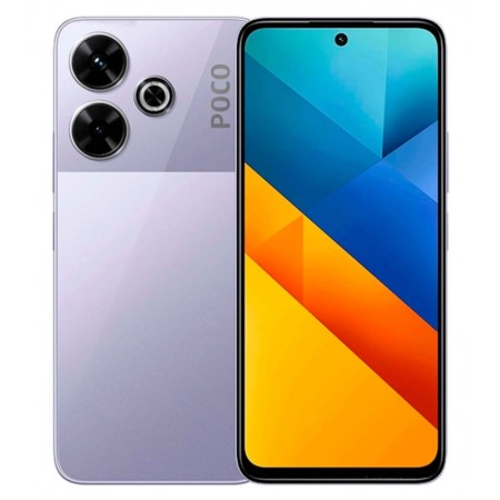 Celular Xiaomi Poco M6 4G 256GB 8GB RAM Dual SIM Tela 6.79" Cam 108MP - Lila (Global)