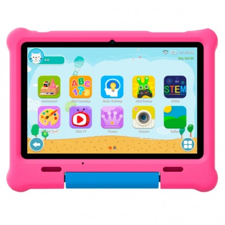 Tablet G-TIDE Klap T1 Kids Tela 10.1" 32GB 2GB RAM - Negro + Capita Rosado