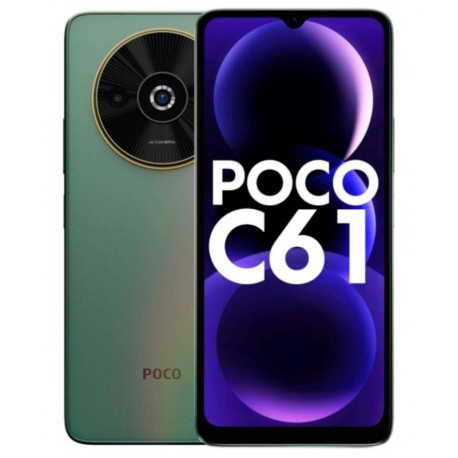 Celular Xiaomi Poco C61 64GB /4GB RAM /Dual SIM /Tela 6.71"/Cam 8MP - Verde (India)