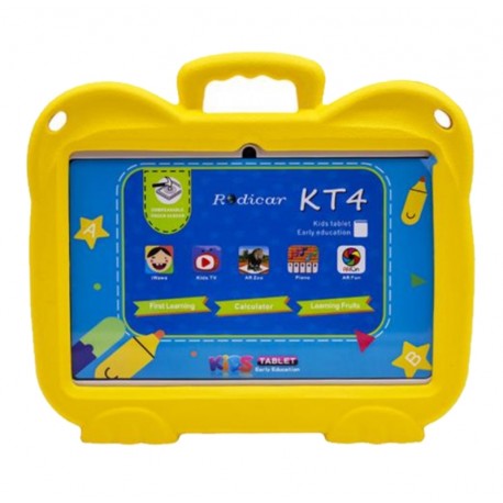 Tablet Rodicar KT4 Kids 7 128GB /6GB /Bluetooth /Wi-Fi / Bivolt - Yellow