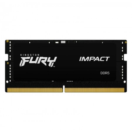 Memória RAM Kingston Fury Impact 16GB DDR5 4800MHz para Notebook - KF548S38IB-16