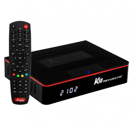 Receptor Audisat K50 Revuelto Full HD WiFi - Preto