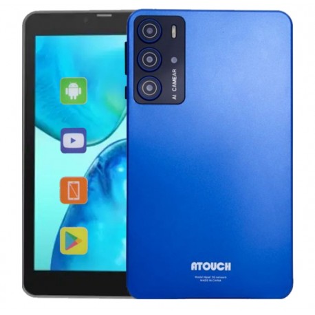 Tablet Atouch Apad 5G 256GB /8GB /Wifi /Dual Sim /Android 13 / 7" / 8MP - Blue