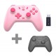 Control Gamesir Nova T4n Lite Sem Fio Switch | iOS| Android |PC | Steam+Case - Blush Pink