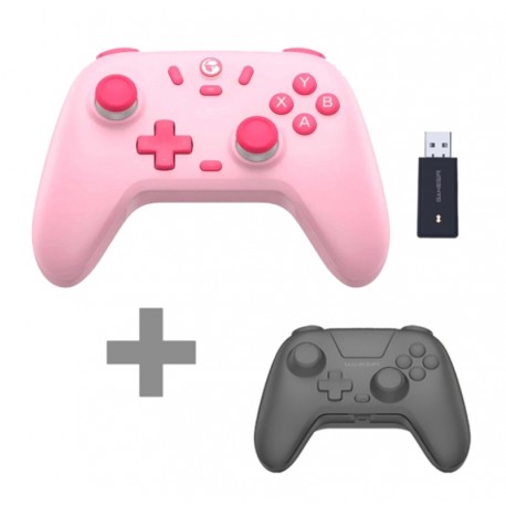 Control Gamesir Nova T4n Lite Sem Fio Switch | iOS| Android |PC | Steam+Case - Blush Pink