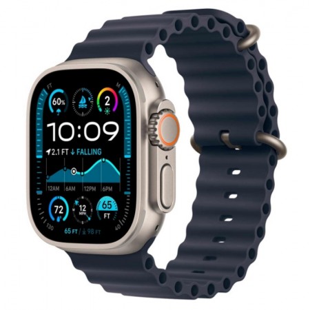 Apple Watch Ultra 2 MX4D3LW/A Celular + GPS Caixa Titânio 49mm - Oceano Azul