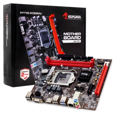 Placa Mãe Keepdata H110-KDGNV DDR4 Socket LGA 1151 Chipset Intel H110 Micro ATX