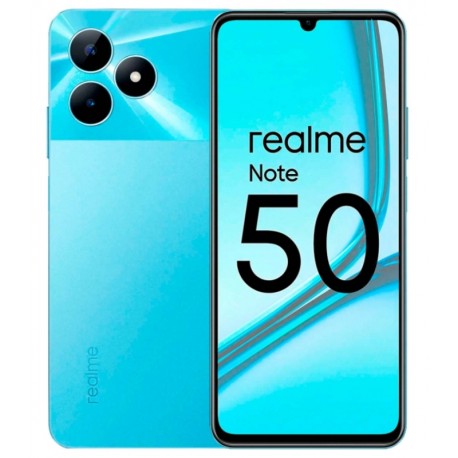 Celular Realme Note 50 RMX3834 64GB /3GB RAM /Dual SIM /Tela 6.74 /13MP- Blue(Caja Slim)